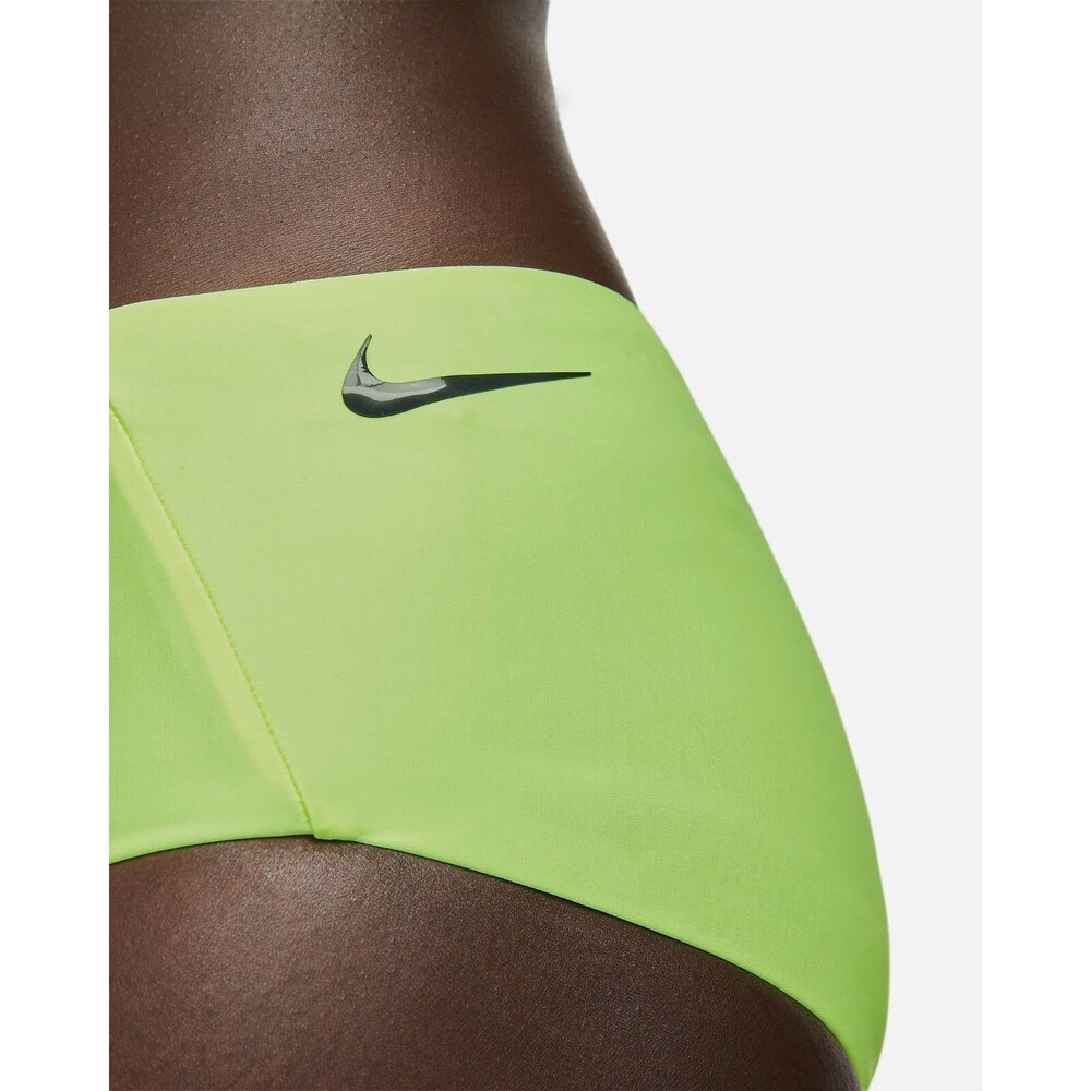 Nike Hydralock Bikini Bottoms XXL Neon Green Sporty Cheeky Swimwear High Cut NWT